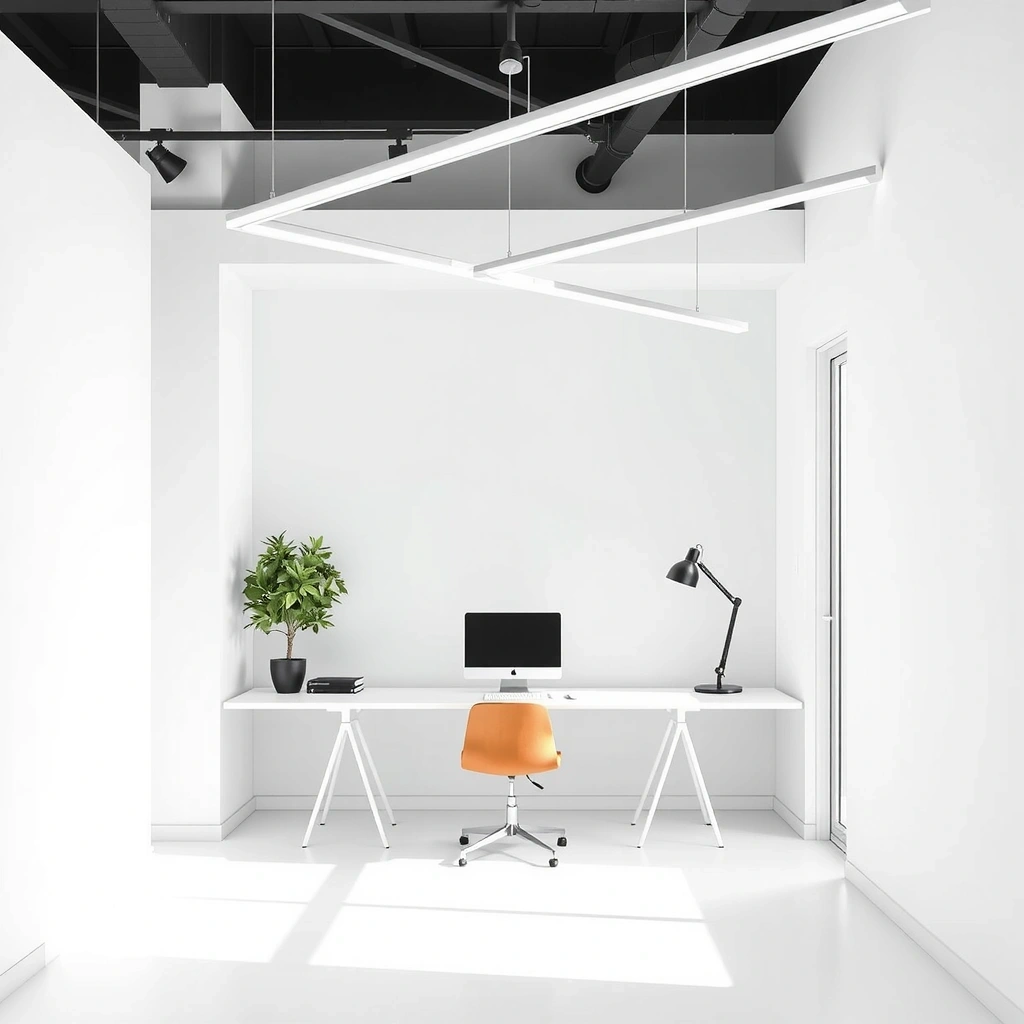 Abstract geometric office architecture background